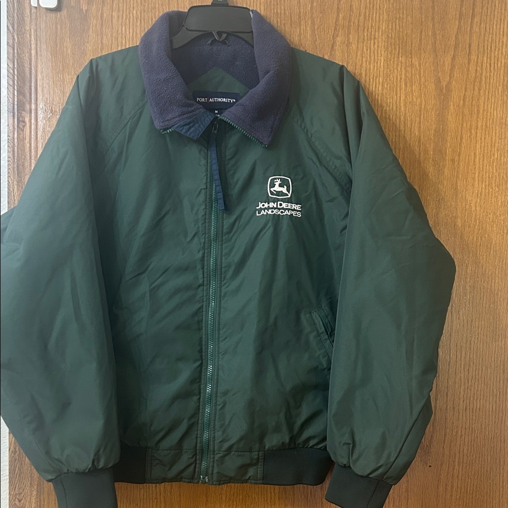 John Deere Dark Green Bomber Jacket